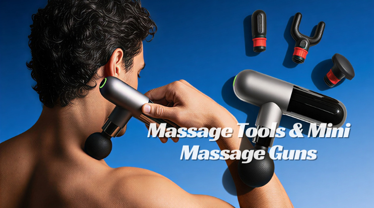 Portable massage gun for muscle recovery